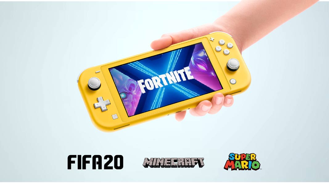 Nintendo Switch Lite: unboxing y prueba de Mario, Fifa 20, Fortnite y más
