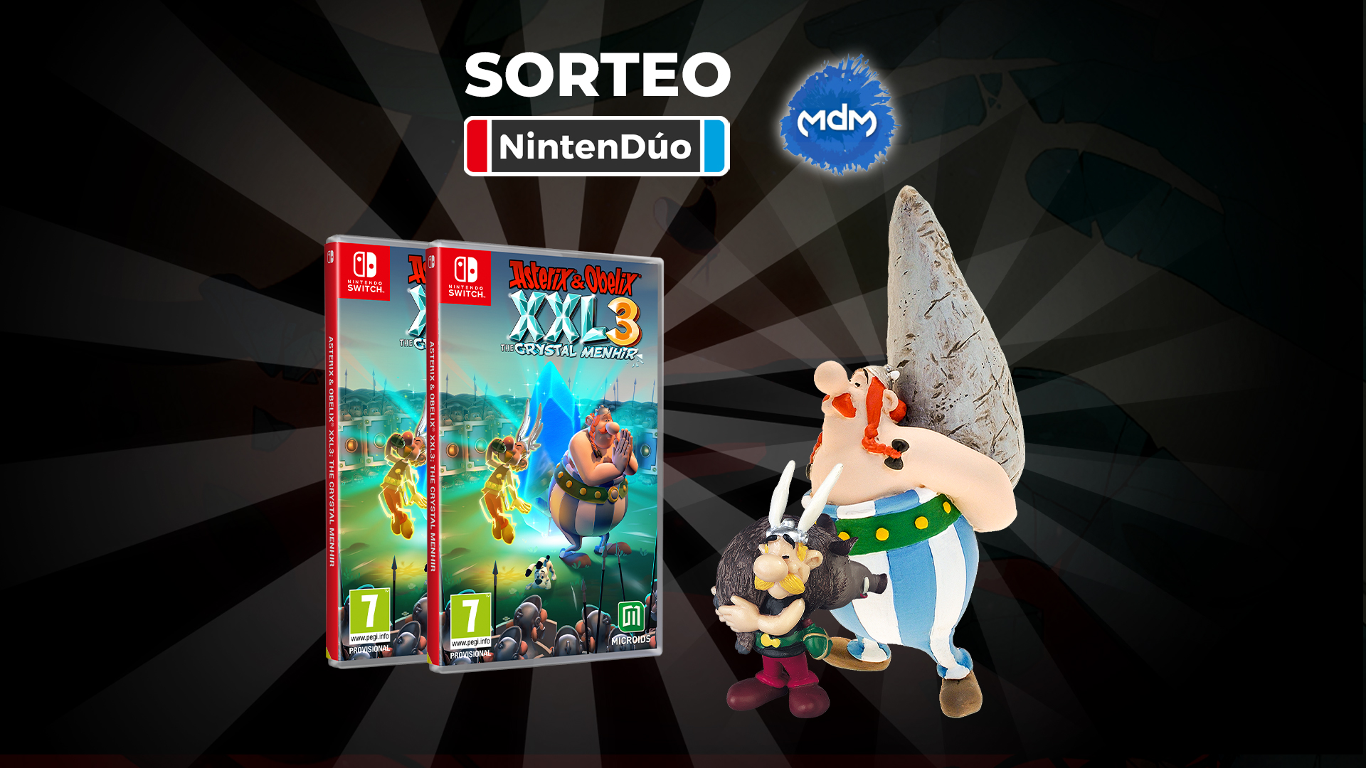 Sorteamos 2 Asterix y Obelix XXL 3 para Nintendo Switch + Figuras