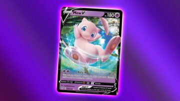 Un vistazo a la carta Mew V de Pokémon TCG