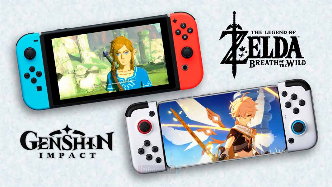 Zelda VS Genshin Impact: comparación en Nintendo Switch y Android