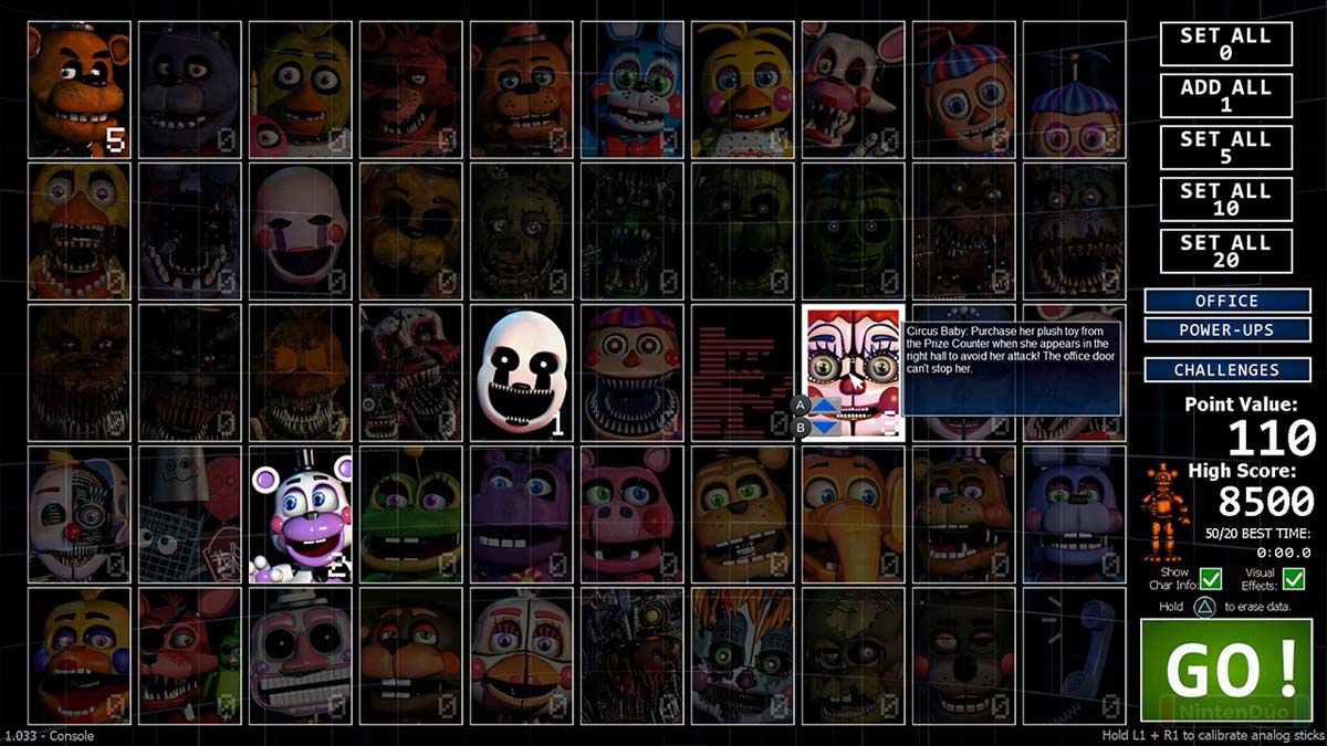 Fnaf Ultimate Custom Night Llega A Nintendo Switch Nintend O