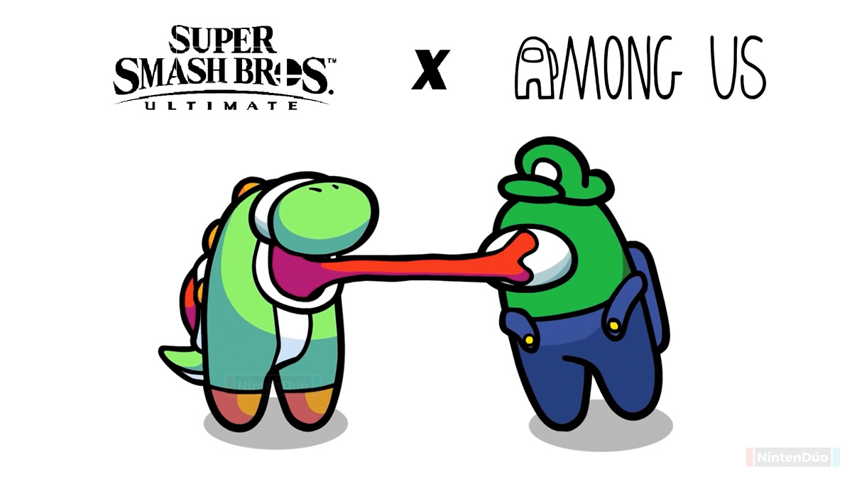 Among Us y Smash Bros acaban con Luigi en esta animación