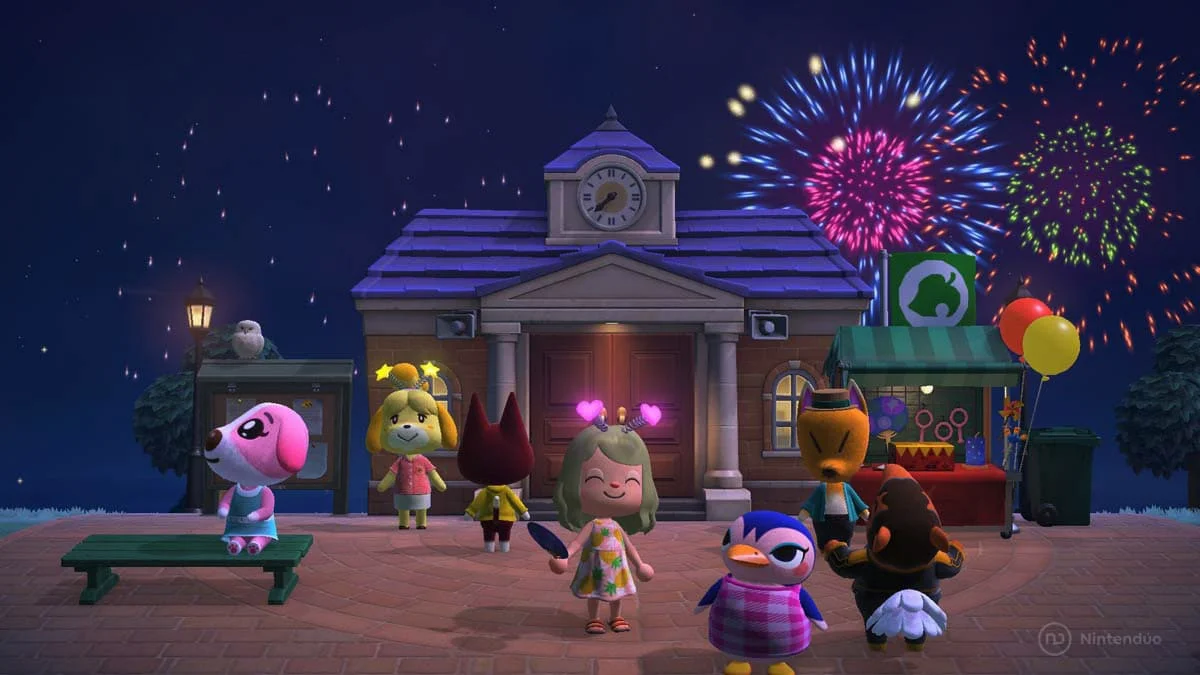 Animal Crossing celebrará con fuegos artificiales su nueva actualización