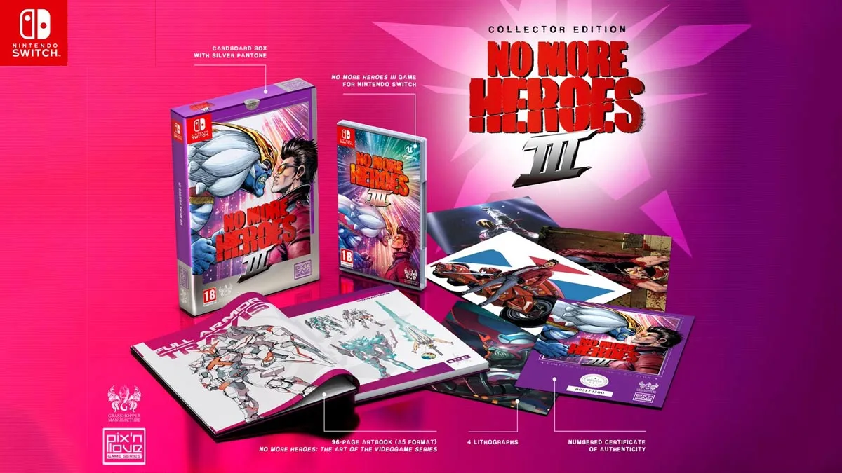 No More Heroes 3 revela sus ediciones especiales