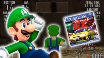 Encuentran a Luigi en un prototipo de Sega GT para Dreamcast