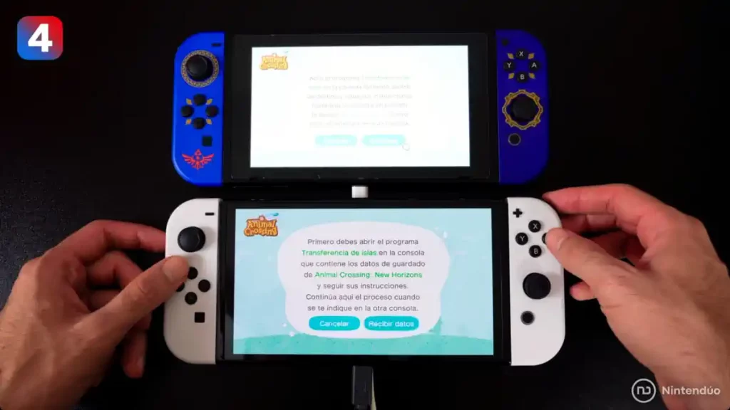Pasar y Transferir tus datos de una Nintendo Switch a otra nueva