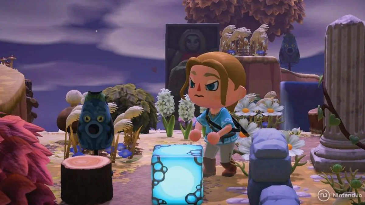 Así es Zelda Breath Of The Wild recreado en Animal Crossing