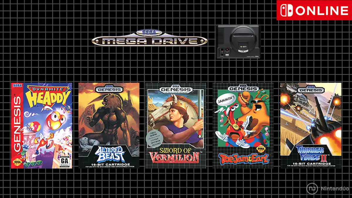 Sega Megadrive estrena cinco nuevos juegos en Nintendo Switch
