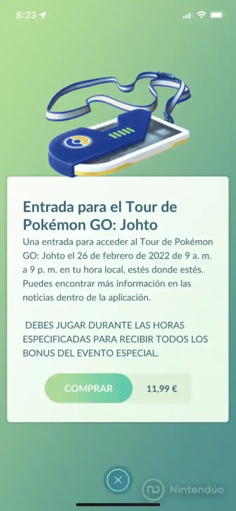 Pokémon Go Tour Johto