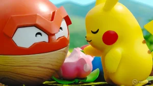 Animación de Pokémon con Voltorb de Hisui