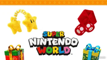 Merchandising de Nintendo por Navidad llega a Super Nintendo World