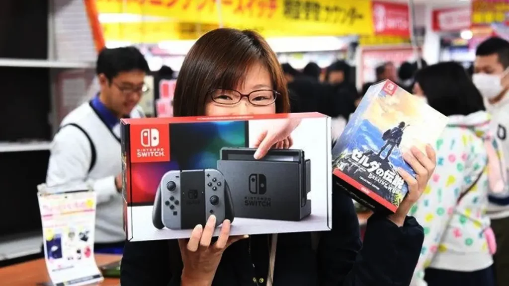 Venta total de Nintendo Switch en Japón