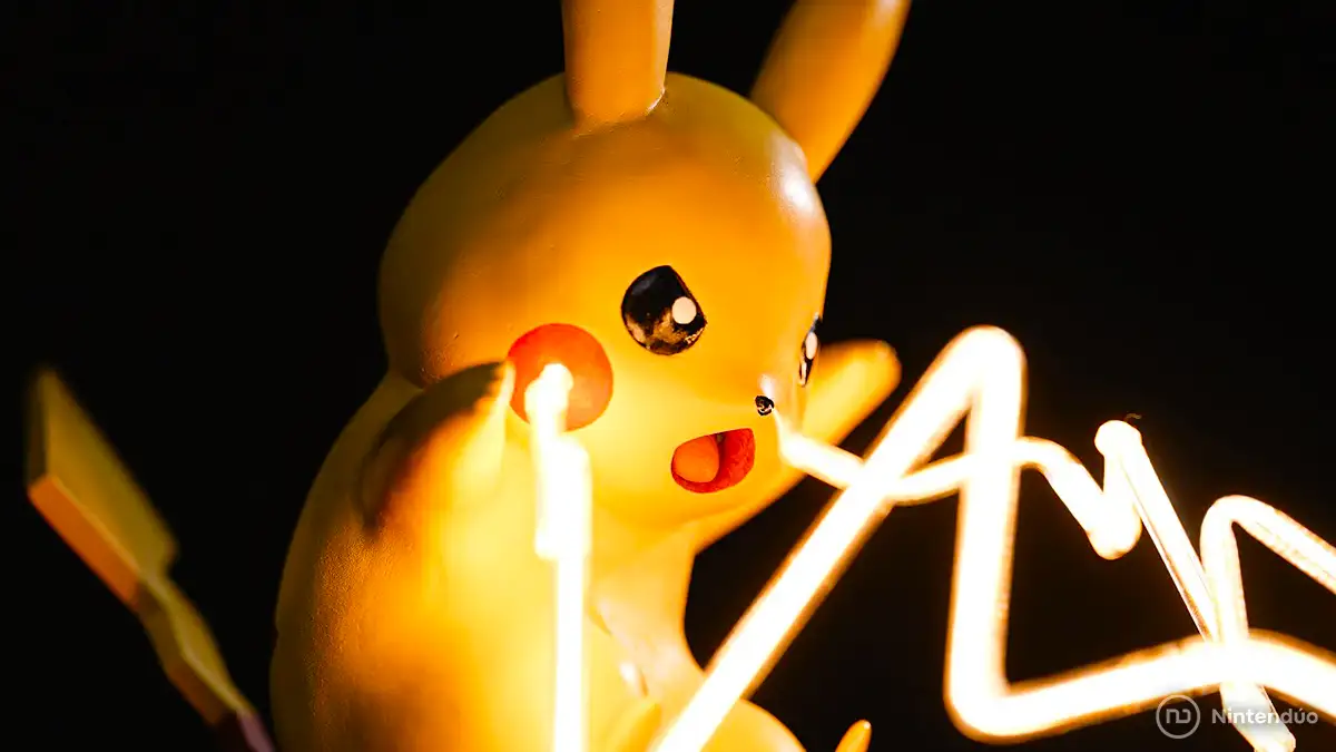 Impresionante estatua con luz de Pikachu hecha con un lápiz 3D