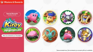 iconos de Kirby Nintendo Switch