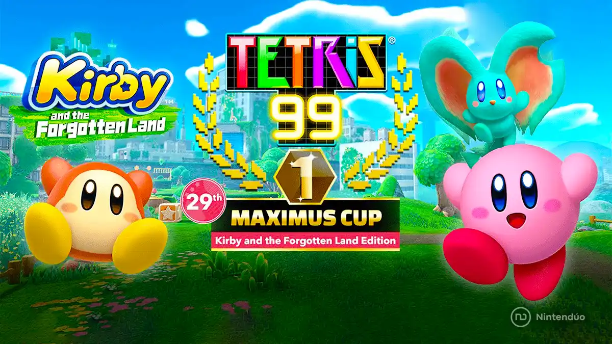 Kirby y la tierra olvidada se une a Tetris 99 con un nuevo tema