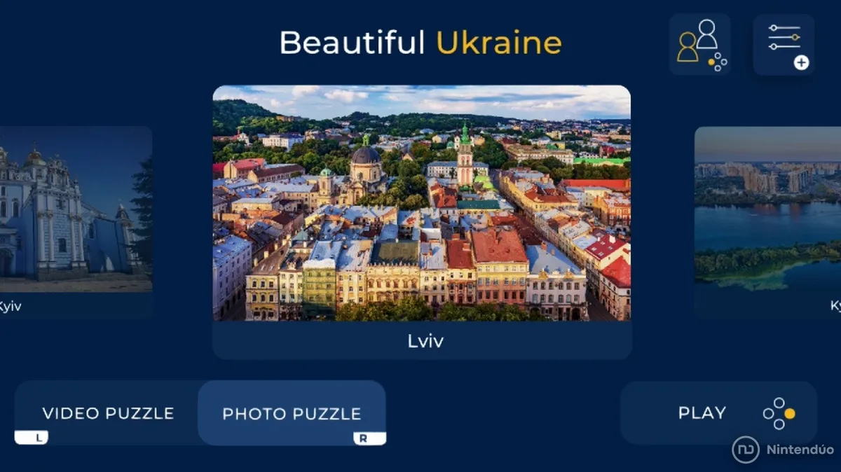 Donar para Ucrania con el juego Beautiful Ukraine para Switch