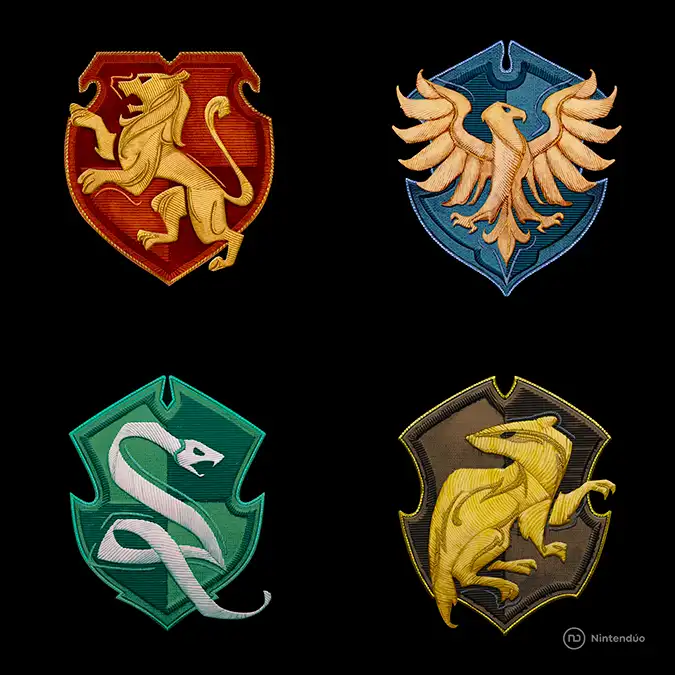 Emblemas de Hogwarts Legacy