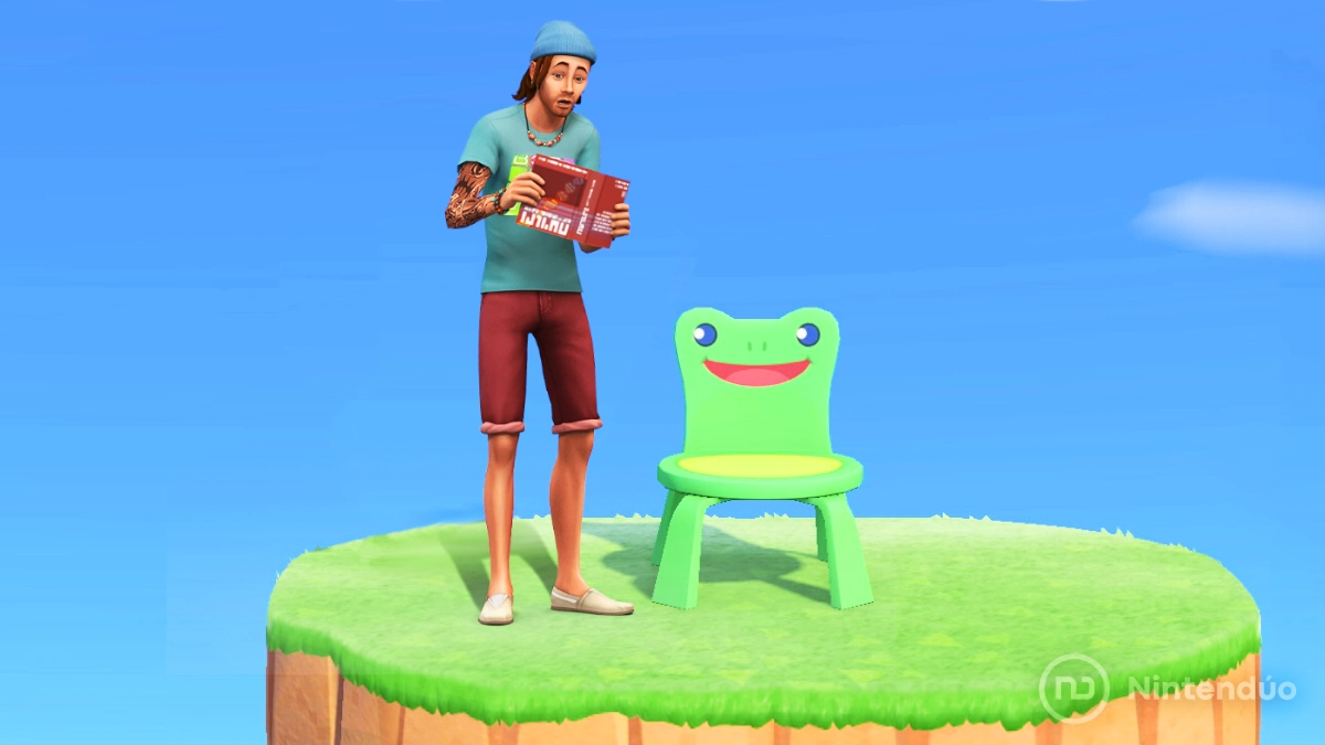Los Sims 4 hace un guiño a la Silla Rana de Animal Crossing