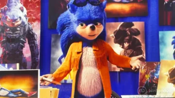 Así es el cameo del Sonic feo en la película de Chip y Chop