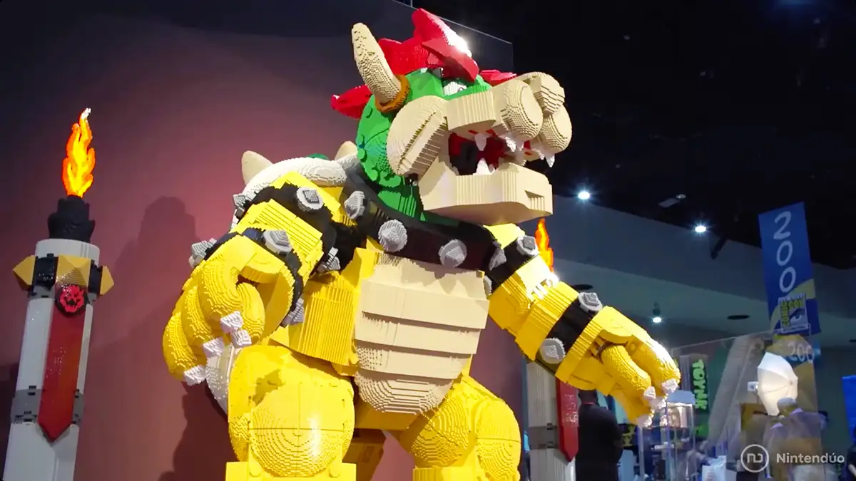 Un LEGO de 4 toneladas de Bowser aparece en la Comic-Con