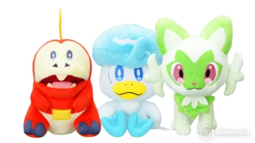 Los peluches de Pokémon Escarlata y Púrpura llegan en agosto