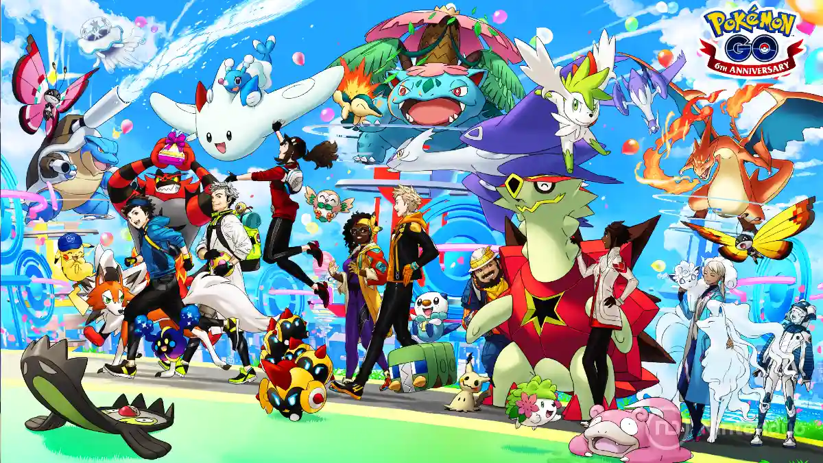 Pokémon GO filtra nuevos personajes y Pokémon por su sexto aniversario
