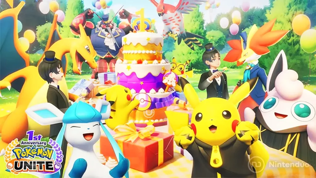 Pokémon UNITE Evento 1 Aniversario