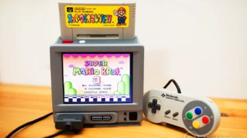 Esta Super Nintendo portátil con TV incluida es el sueño de todo jugón