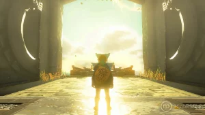 The Legend of Zelda Tears of the Kingdom Link Dentro de un Templo
