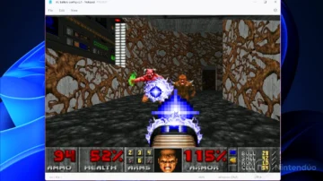 Logran jugar a Doom a 60 fps en el Bloc de notas de Windows