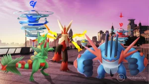Mega Swampert Blaziken Sceptile Pokemon GO Destacada