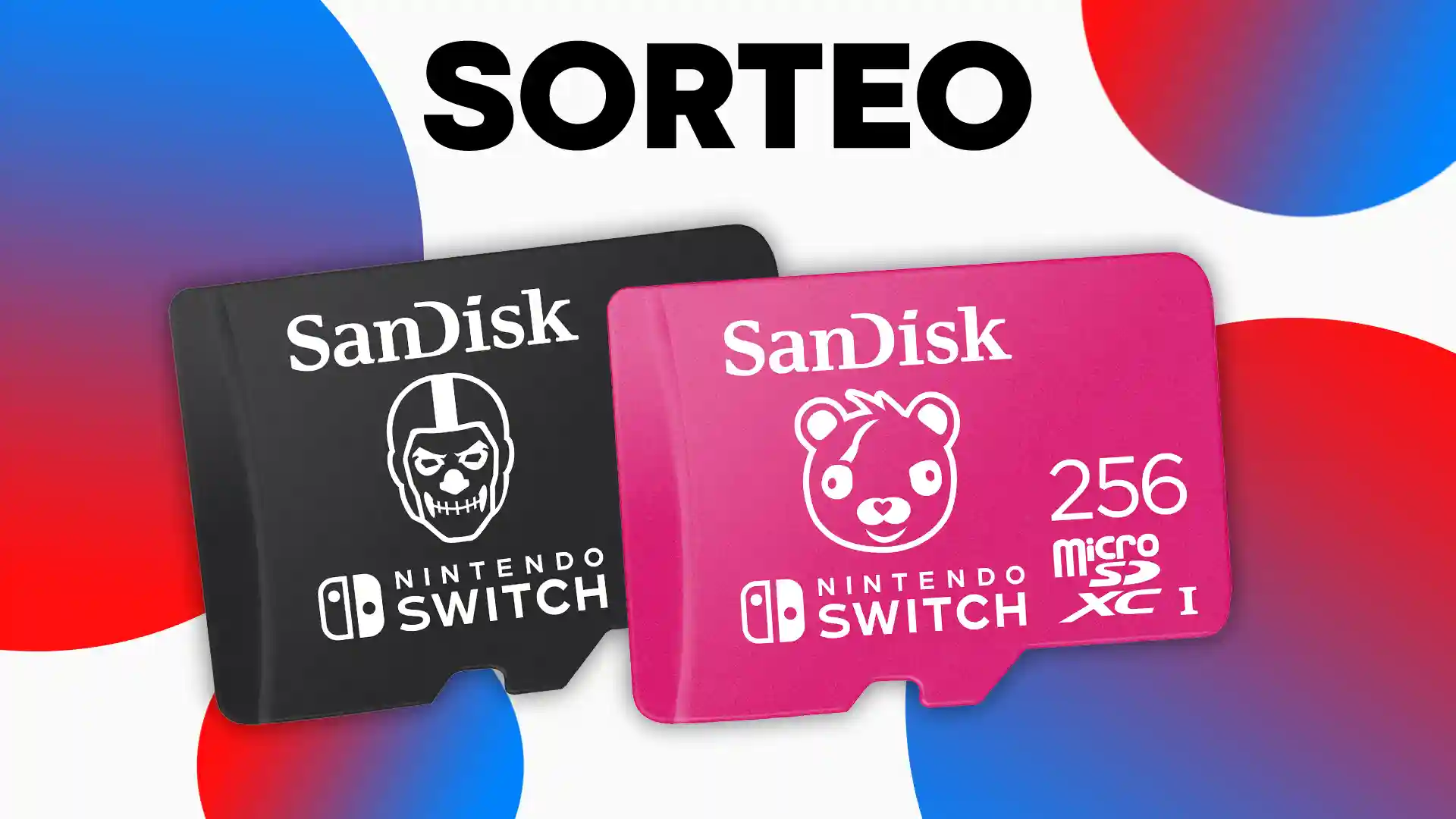 Sorteo de 2 tarjetas microSD de Fortnite para Nintendo Switch
