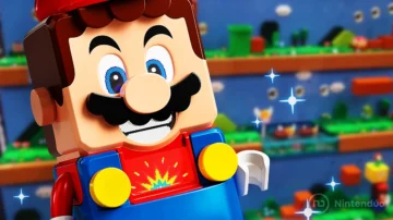 Este nivel de Super Mario hecho de LEGO es una locura motorizada