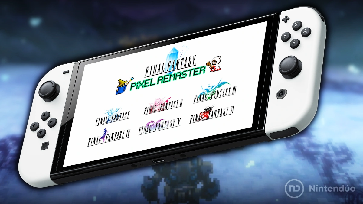 Revelado el tamaño de Final Fantasy Pixel Remaster en Switch