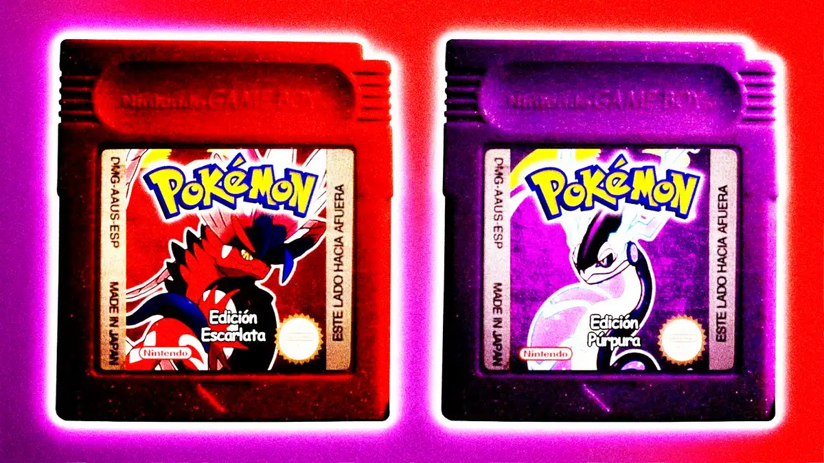 Así es Pokémon Escarlata y Púrpura en Game Boy