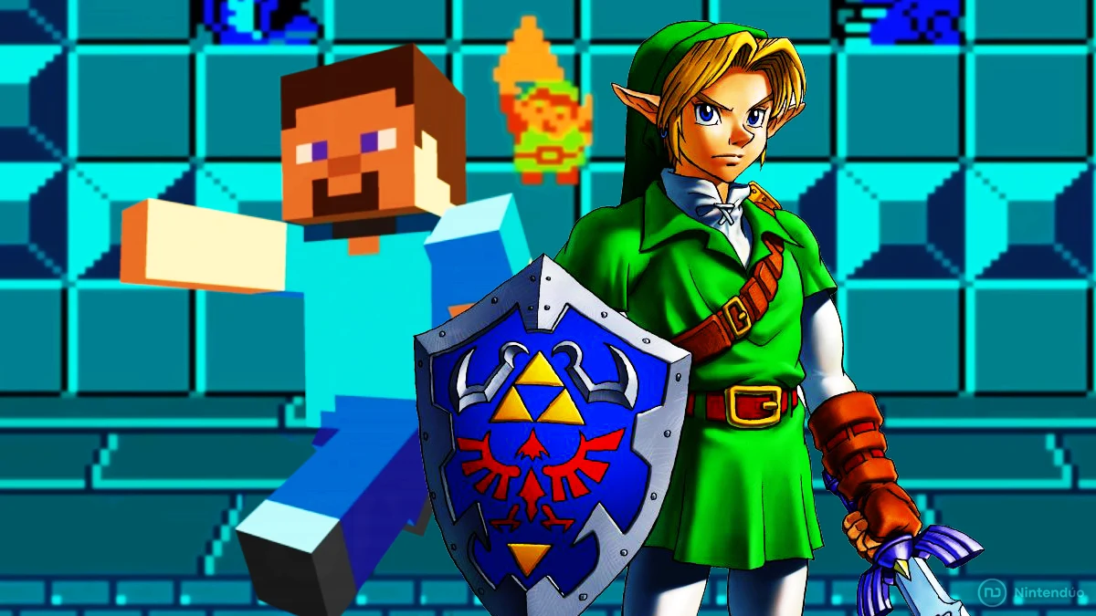 Ya puedes jugar al primer Zelda en Minecraft