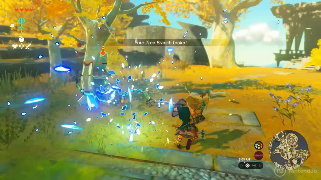 Las armas se rompen en Zelda Tears of the Kingdom