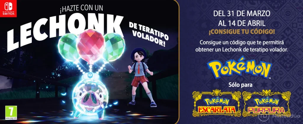 Lechonk Teratipo Volador Regalo Misterioso Pokémon Escarlata Púrpura