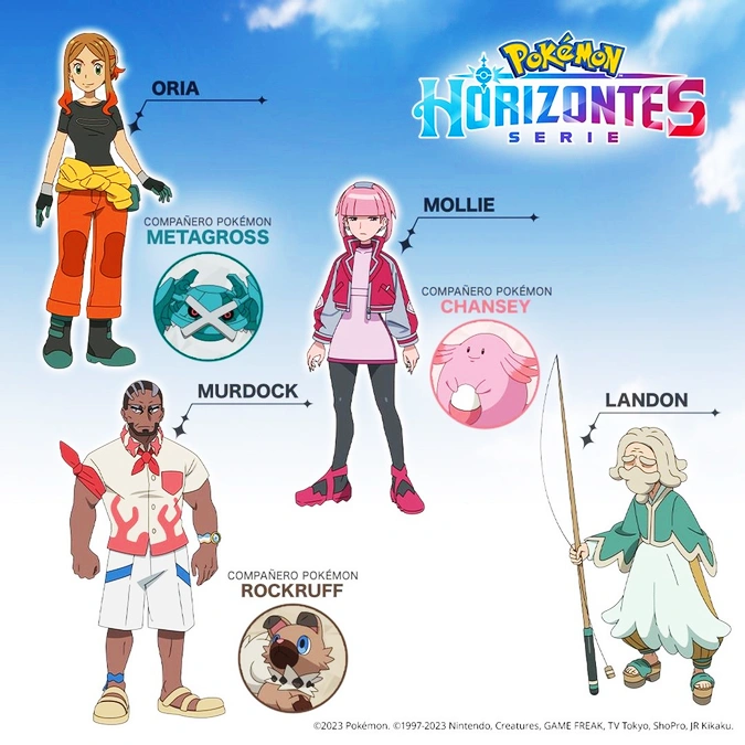 Oria, Mollie Murdock Landon Horizontes Pokémon