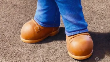 Los zapatos de Super Mario se hacen reales en Nintendo NY