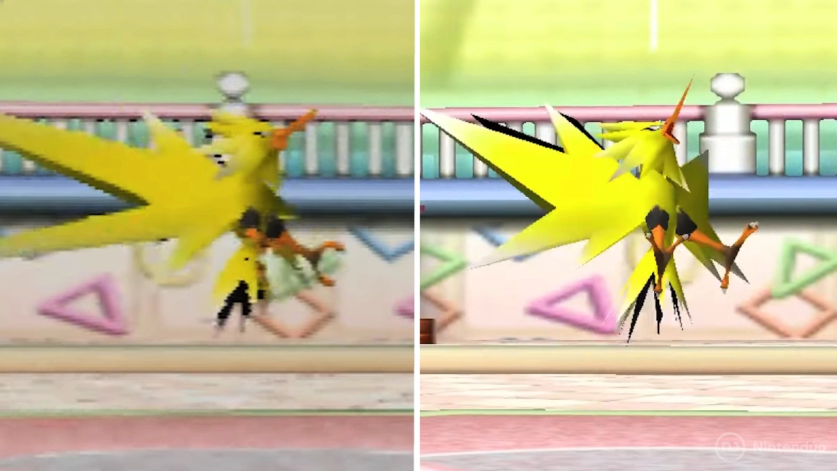 Comparativa HD de Pokémon Stadium en Switch vs Nintendo 64