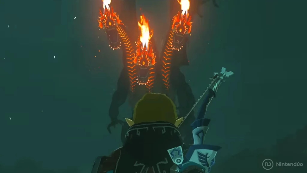 Gleeok Fuego Zelda Tears of the Kingdom