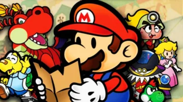 A Paper Mario La Puerta Milenaria para Switch se le ve el cartón en estas imágenes