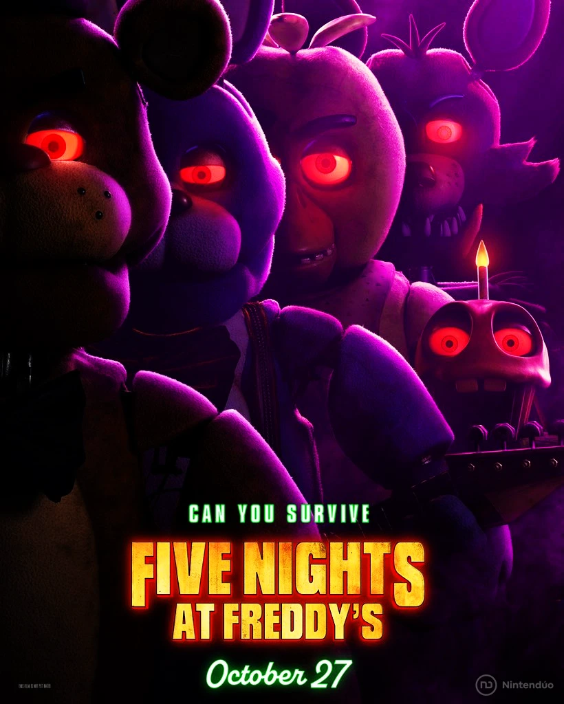 Poster Animatrónicos FNAF Película