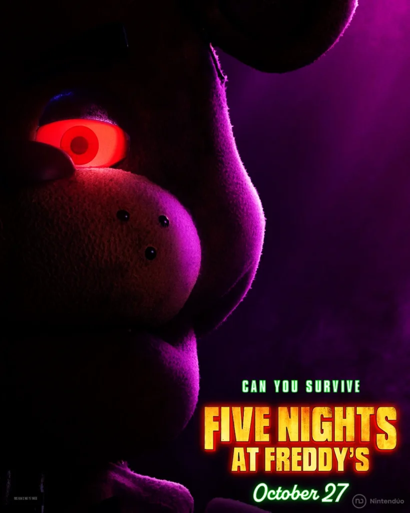 Poster Freddy Fazbear FNAF Película