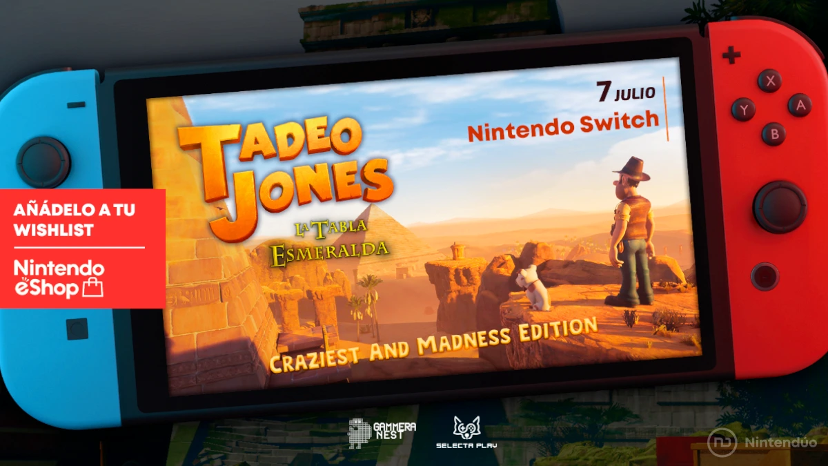 Anunciado el nuevo juego de Tadeo Jones para Switch