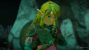 Zelda Tears Kingdom Link Pensando