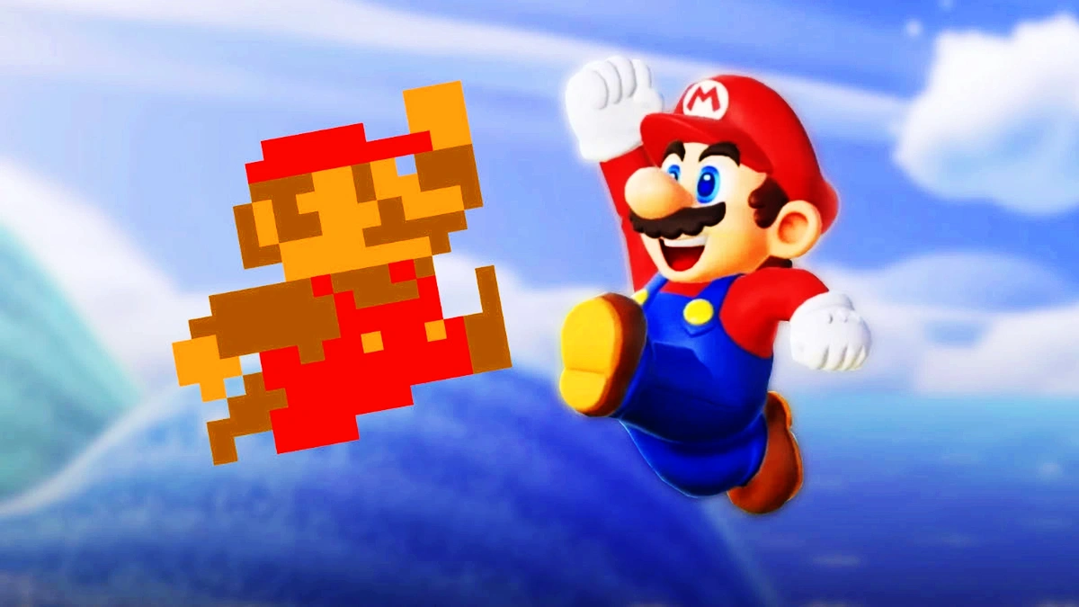 Esta comparativa demuestra que Mario ha cambiado mucho en 40 años: de Bros a Wonder