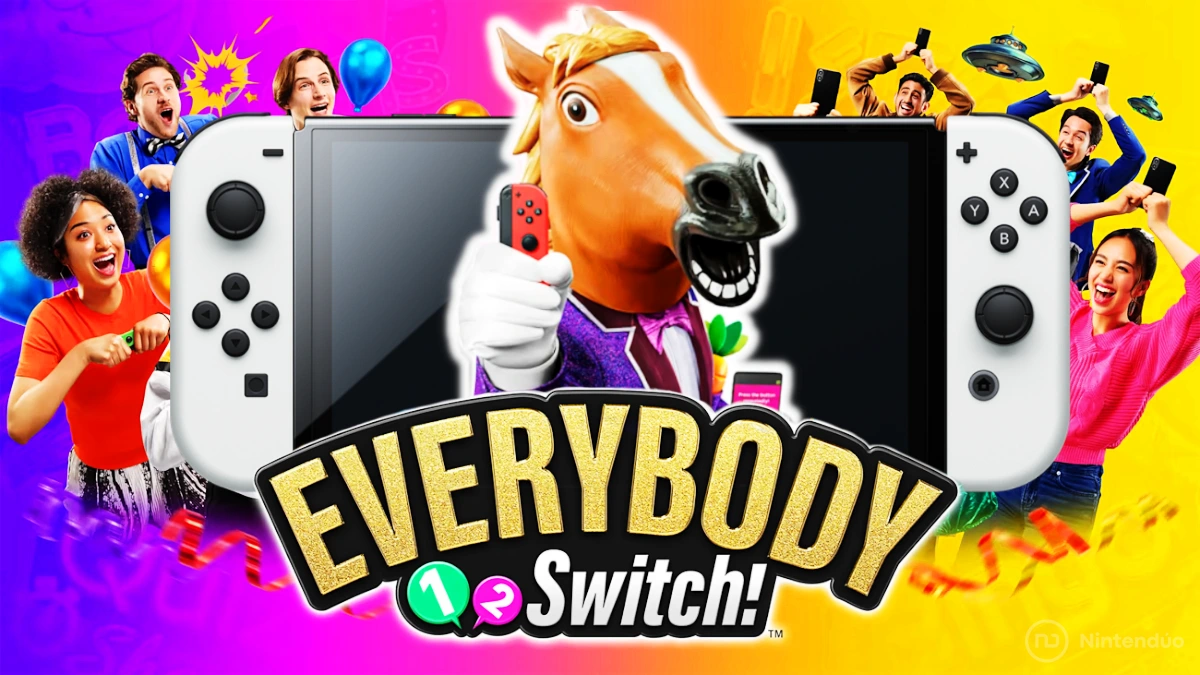 Nintendo anuncia un nuevo juego de Switch que se juega con el móvil: así es Everybody 1-2-Switch
