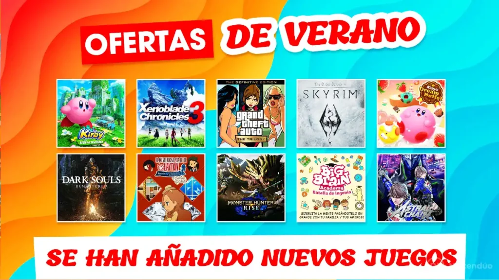 11 juegos de Switch mucho más baratos con las nuevas Ofertas de Verano